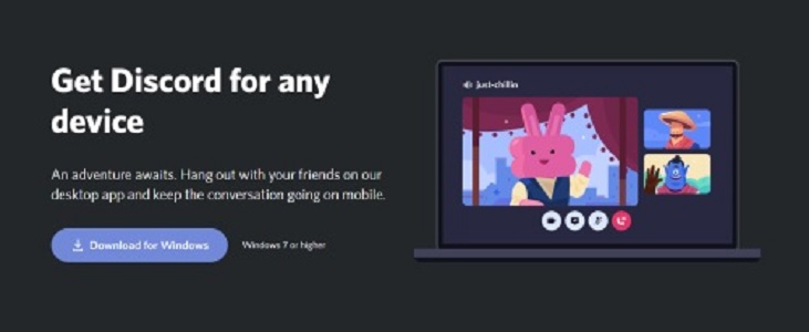 discord webpage