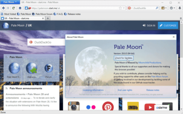 pale moon browser reviews
