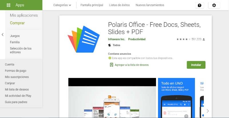 كيفية فتح ملفات Excel و Word و PowerPoint وتعديلها باستخدام Polaris على Android