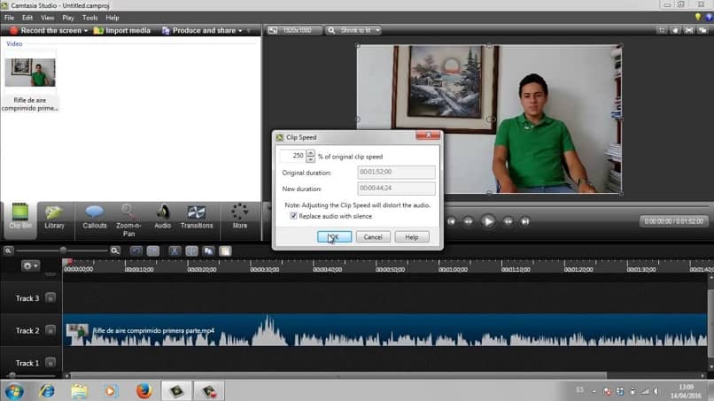 كيفية تسريع أو زيادة سرعة الفيديو في Camtasia Studio