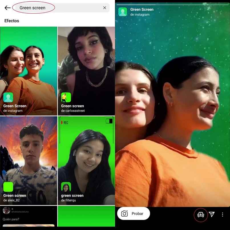 كيفية تسجيل الفيديو على Instagram بفلتر "الشاشة الخضراء"؟ - iOS و Android