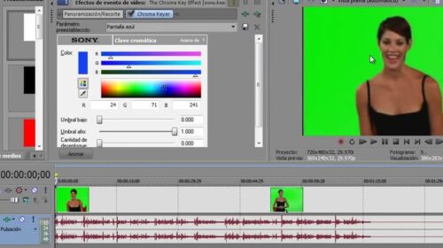 كيفية عمل تأثير Chroma Key أو الشاشة الخضراء في Sony Vegas Pro – برنامج تعليمي بسيط